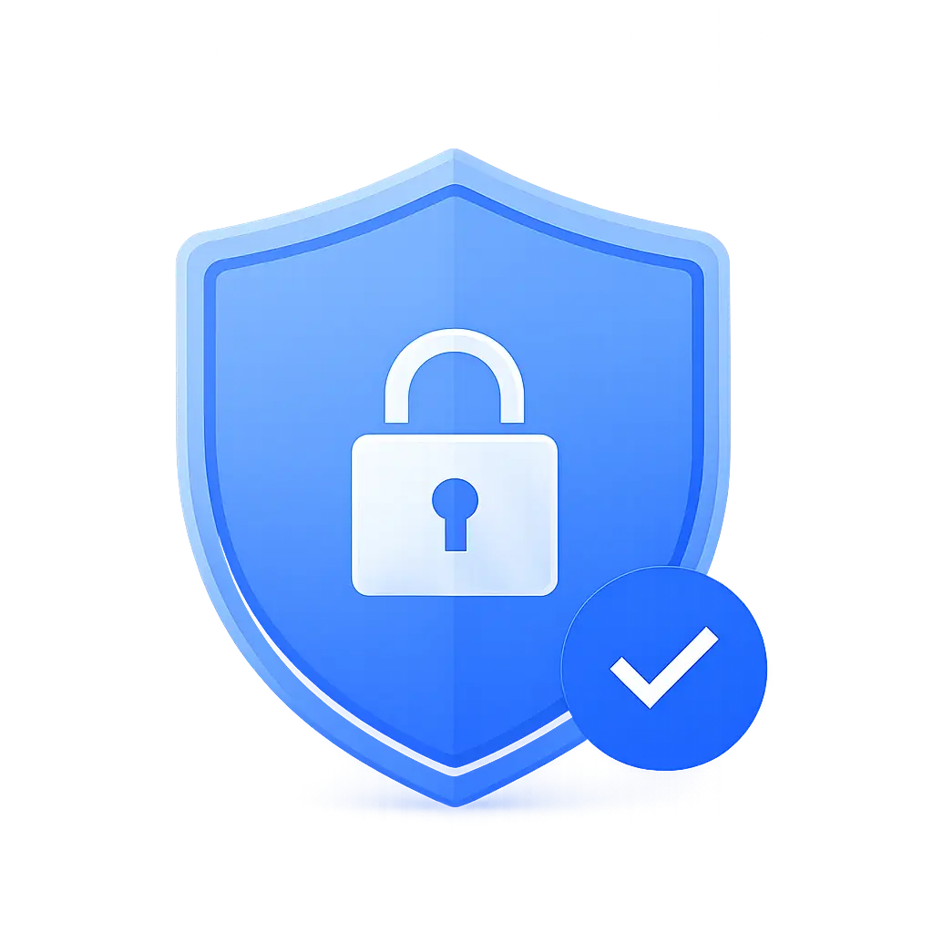 Digital security lock and privacy protection concept
