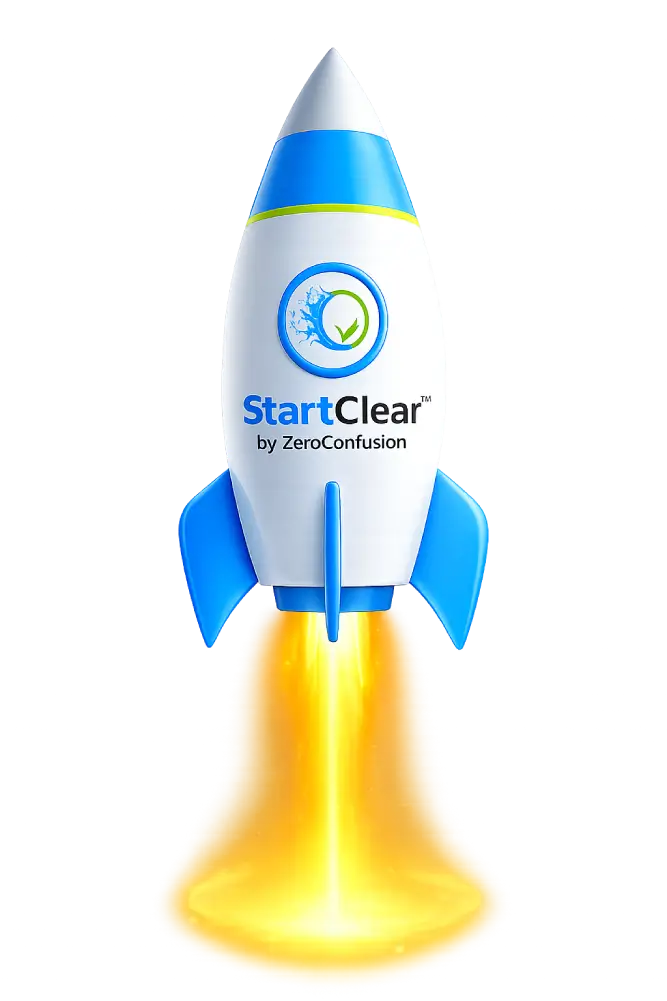 StartClear™ business launch illustration